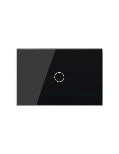 Panou din sticlă pentru Întrerupător Touch simplu pentru doză 3 module Livolo