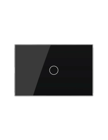 Panou din sticlă pentru Întrerupător Touch simplu pentru doză 3 module Livolo