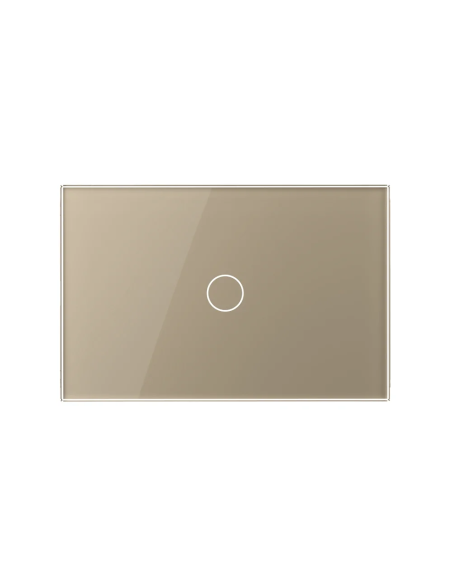 Panou din sticlă pentru Întrerupător Touch simplu pentru doză 3 module Livolo
