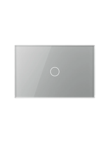 Panou din sticlă pentru Întrerupător Touch simplu pentru doză 3 module Livolo