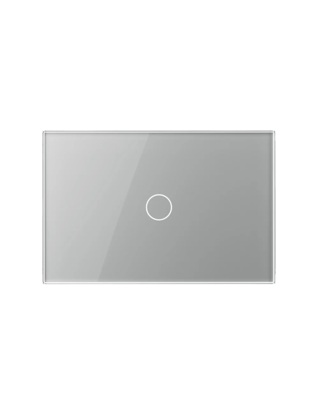 Panou din sticlă pentru Întrerupător Touch simplu pentru doză 3 module Livolo
