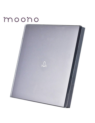 Panou din sticlă pentru buton touch sonerie, Moono