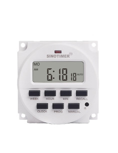 Releu digital cu temporizator, Sinotimer, temporizator, intrerupator, programabila, 230V, 16A, TM618N-2