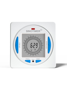 Releu digital cu temporizator 15 min Sinotimer,  50/60Hz, cu tensiune personalizata 5/12/24VDC, TM629AKL