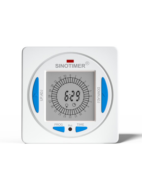 Releu digital cu temporizator 15 min Sinotimer,  50/60Hz, cu tensiune personalizata 5/12/24VDC, TM629AKL