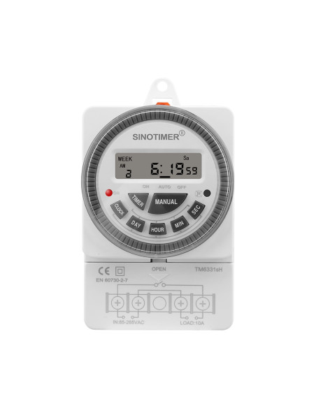 Releu digital cu temporizator, Sinotimer, 250Vac/10Amp, 50/60Hz, TM6331SH2-30D