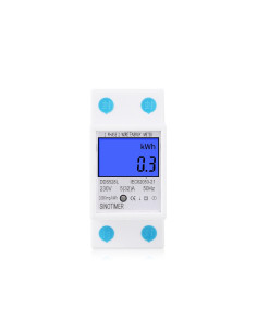 Contor monofazat de energie electrica, Sinotimer, 230V AC 50Hz 5(32)A, ecran digital LED iluminat, DDS528L