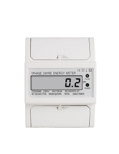Contor monofazat de energie electrica, Sinotimer, 230V AC 50Hz, 30(100)A, ecran digital LED, DDS548