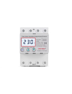 Releu TRIFAZIC siguranta digitala de protectie tensiune, Sinotimer, 1-63A, STVP-936-63A,  recuperare automata