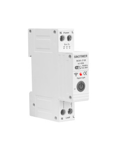 Releu protectie supratensiune, 63A AC220V, WiFi aplicatie Tuya, temporizator, temperatura, protectie curent, contor energie