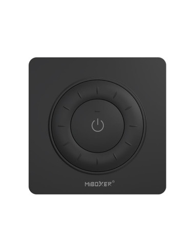 MiBoxer K3P-B Telecomanda rotativa Monocolor/Dual White 2.4 Ghz, Negru