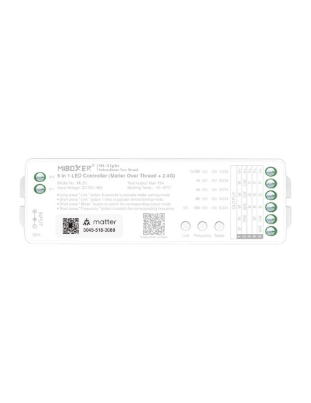 MiBoxer MLZ5 Controller LED 5in1 (Matter Over Thread+2.4GHz)