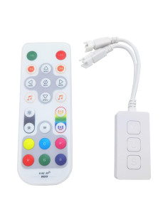 Controller cu telecomanda muzical banda LED Digitala SP548E, 2 iesiri, WI-FI