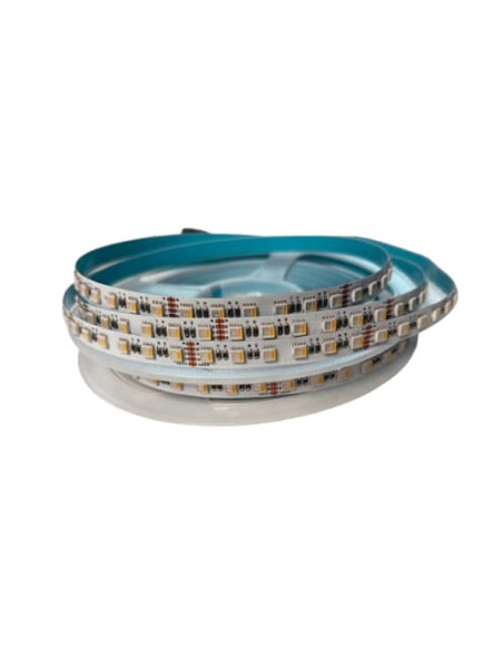 Banda LED RGBWW (RGB+Alb Cald) 4in1, 3535, 96LED/m, 8mm, IP20, 24V, 5 Metri