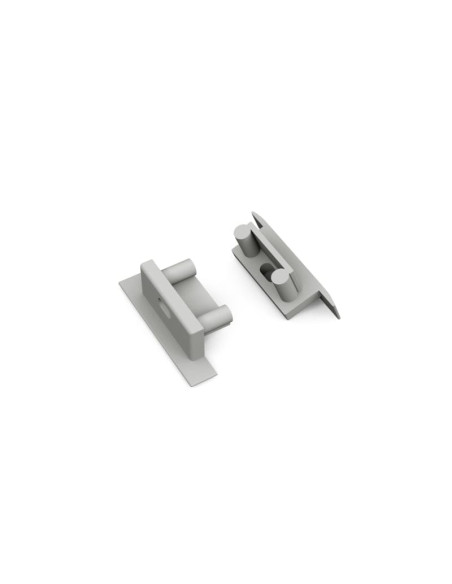 Capace terminale BEGTIN12 SQ cu gaura Gri