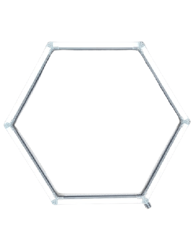 Lampa LED Hexagonala 1 Hexagon (Tub 0.565m) Alb Natural
