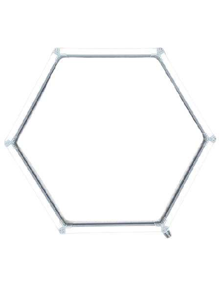 Lampa LED Hexagonala 1 Hexagon (Tub 0.565m) Alb Natural