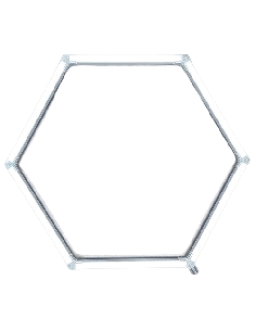 Lampa LED Hexagonala 1 Hexagon (Tub 0.565m) Alb Cald