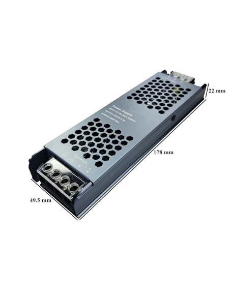 Sursa alimentare ultra-slim 24V 8.33A 200W IP25, Fara Cooler