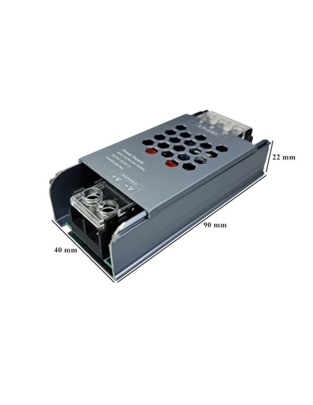 Sursa alimentare ultra-slim 24V 1A 24W IP25, Fara Cooler