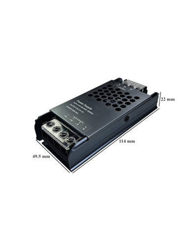 Sursa alimentare ultra-slim 12V 5A 60W IP25, Fara Cooler