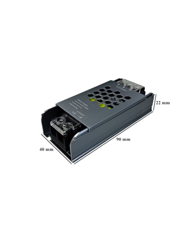 Sursa alimentare ultra-slim 12V 2A 24W IP25, Fara Cooler