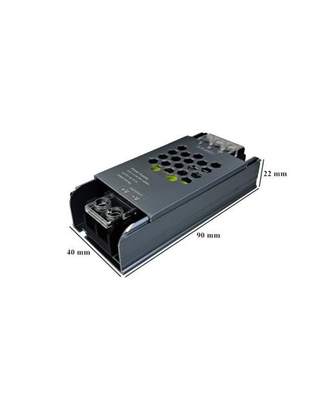 Sursa alimentare ultra-slim 12V 2A 24W IP25, Fara Cooler