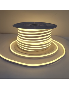 Banda LED Neonflex 2835 120LED/M, IP67, 8*16mm 220V la metru liniar Alb Cald
