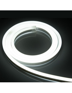 Banda LED Neonflex 2835 120LED/M, IP67, 8*16mm 220V la metru liniar Alb Rece