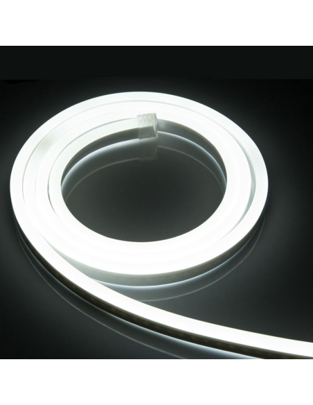 Banda LED Neonflex 2835 120LED/M, IP67, 8*16mm 220V la metru liniar Alb Rece