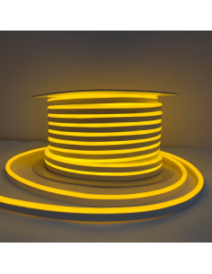 Banda LED Neonflex 2835 120LED/M, IP67, 8*16mm 220V la metru liniar Galben