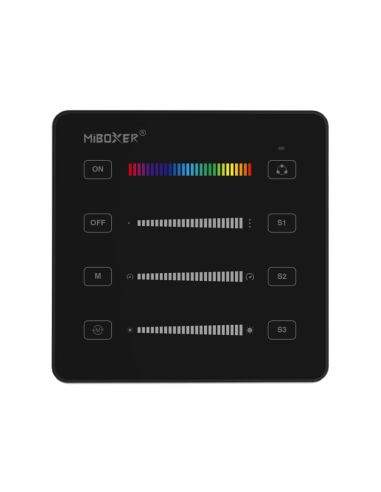 MiBoxer B6-B Telecomanda Panou Banda LED Digitala 2.4Ghz Negru