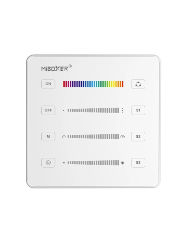 MiBoxer B6 Telecomanda Panou Banda LED Digitala 2.4Ghz Alb