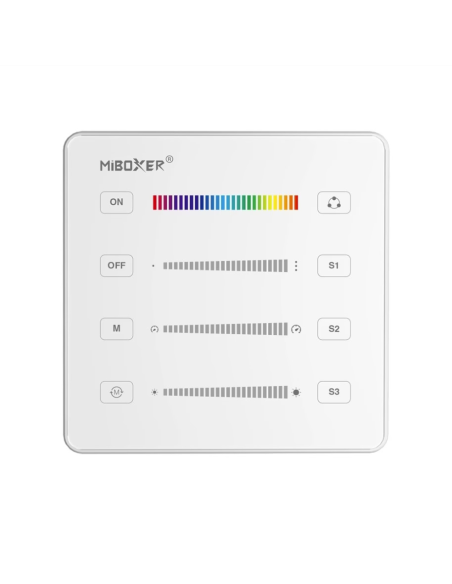 MiBoxer B6 Telecomanda Panou Banda LED Digitala 2.4Ghz Alb
