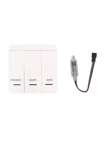 Controller cu intrerupator Bluetooth+RF Banda LED Digitala Waterflow