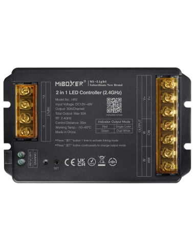 MiBoxer HR2 Controller LED 2in1 Monocolor/Dual White 2.4Ghz 30A Max