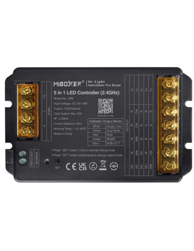 MiBoxer HR5 Controller LED 5in1 2.4GHz Iesire Max 30A