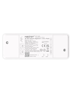 MiBoxer TRI-PZ AC Triac Dimmer 500W (Zigbee 3.0 +2.4GHz + Push)