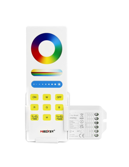 Miboxer FUT043A+ Controller Cu Telecomanda 3in1 2.4Ghz RGB/RGBW/RGBCCT