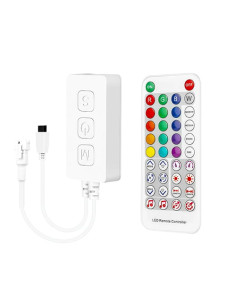 Controller Banda LED Digitala RGBW SP617E, control muzical, bluetooth 5-24V, 1 iesire