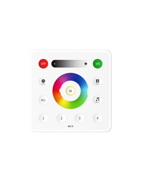 Panou tactil LED SPERLL RGBW RC3