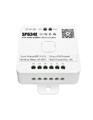 Controller Banda LED RGBW SP634E 12A 5-24V