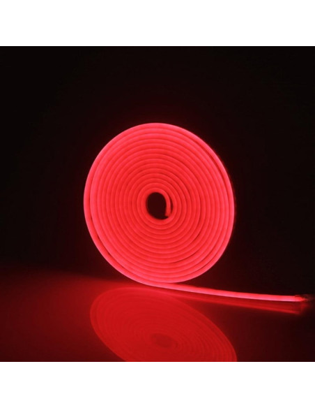 Banda LED Neonflex Rosu 2835 120LED/M, IP67, 5*12mm 24V 1 Metru