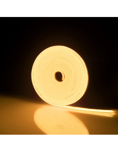 Banda LED Neonflex Alb Cald 2835 120LED/M, IP67, 5*12mm 24V 1 Metru