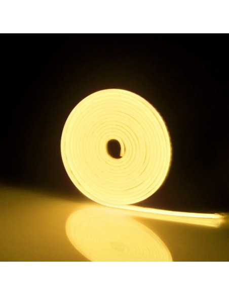 Banda LED Neonflex Alb Natural 2835 120LED/M, IP67, 5*12mm 24V 1 Metru