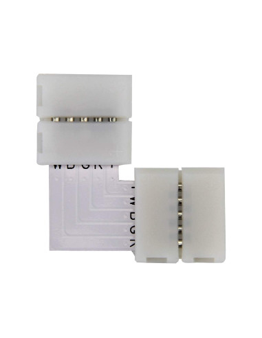Conector RGBW 90 grade 12mm