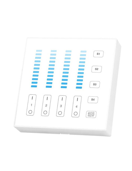 MiBoxer B5 Telecomanda Panou 4 zone Monocolor, Alb