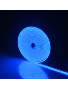 Banda LED Neonflex 2835 120LED/M, IP67, 5*12mm 12V la metru liniar Albastru
