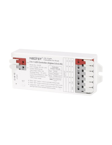 MiBoxer E3-ZR Controller 3in1 LED RGB/RGBW/RGBCCT (Zigbee 3.0 +2.4G)