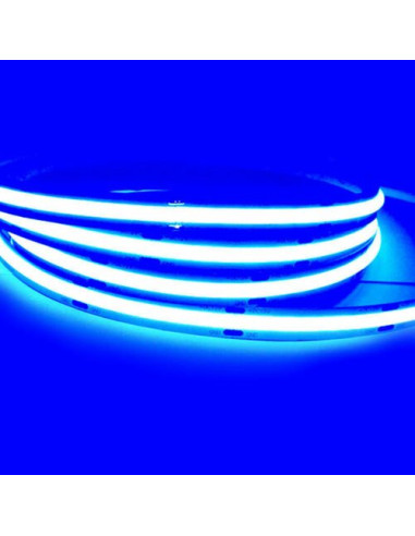 Banda LED COB Albastru 480led/M, IP20, 12V, 5 Metri